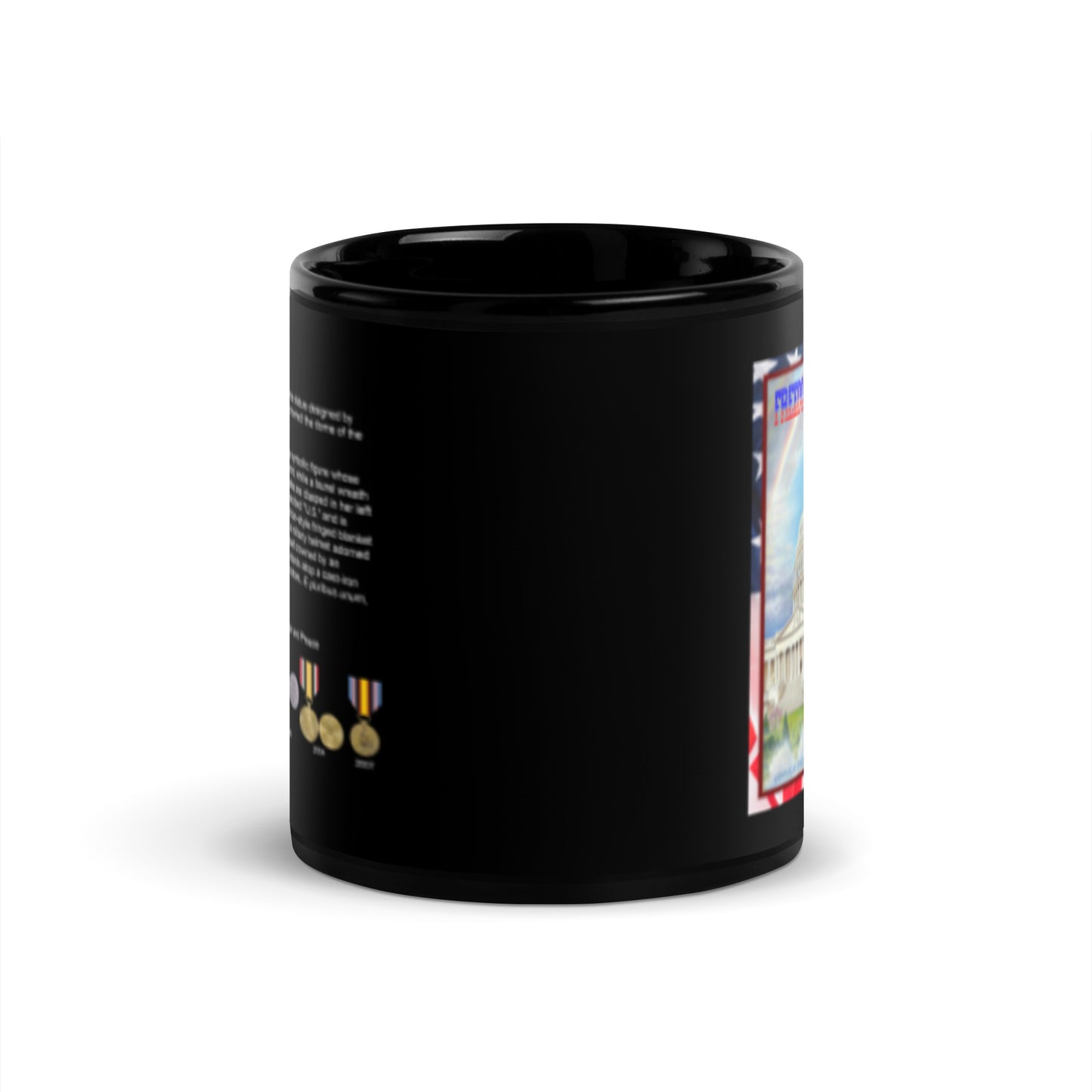 Freedom - Mug in Glossy Black