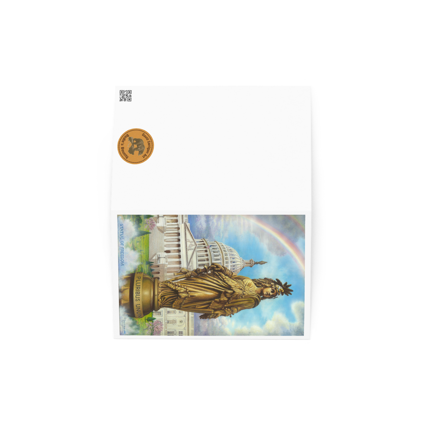 Statue of Freedom - Greeting Card