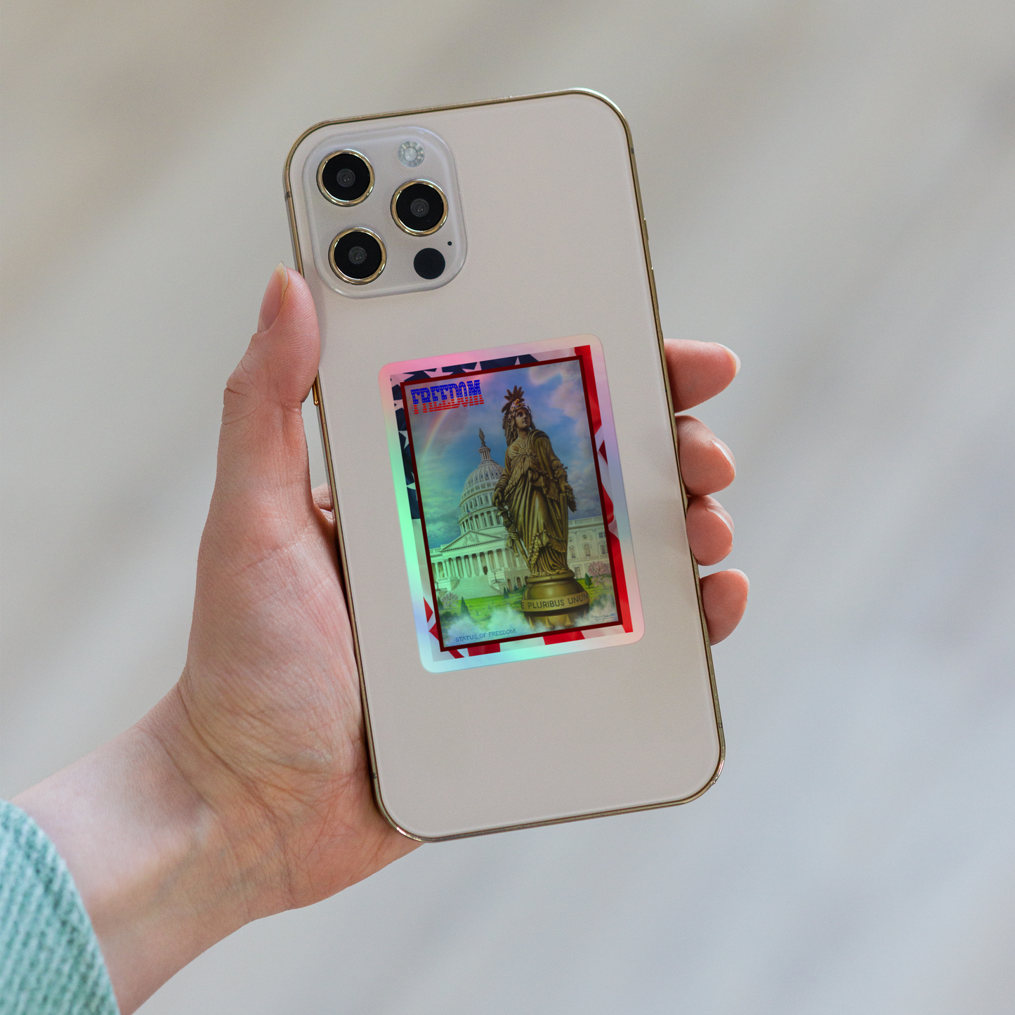 Freedom - Holographic Stickers