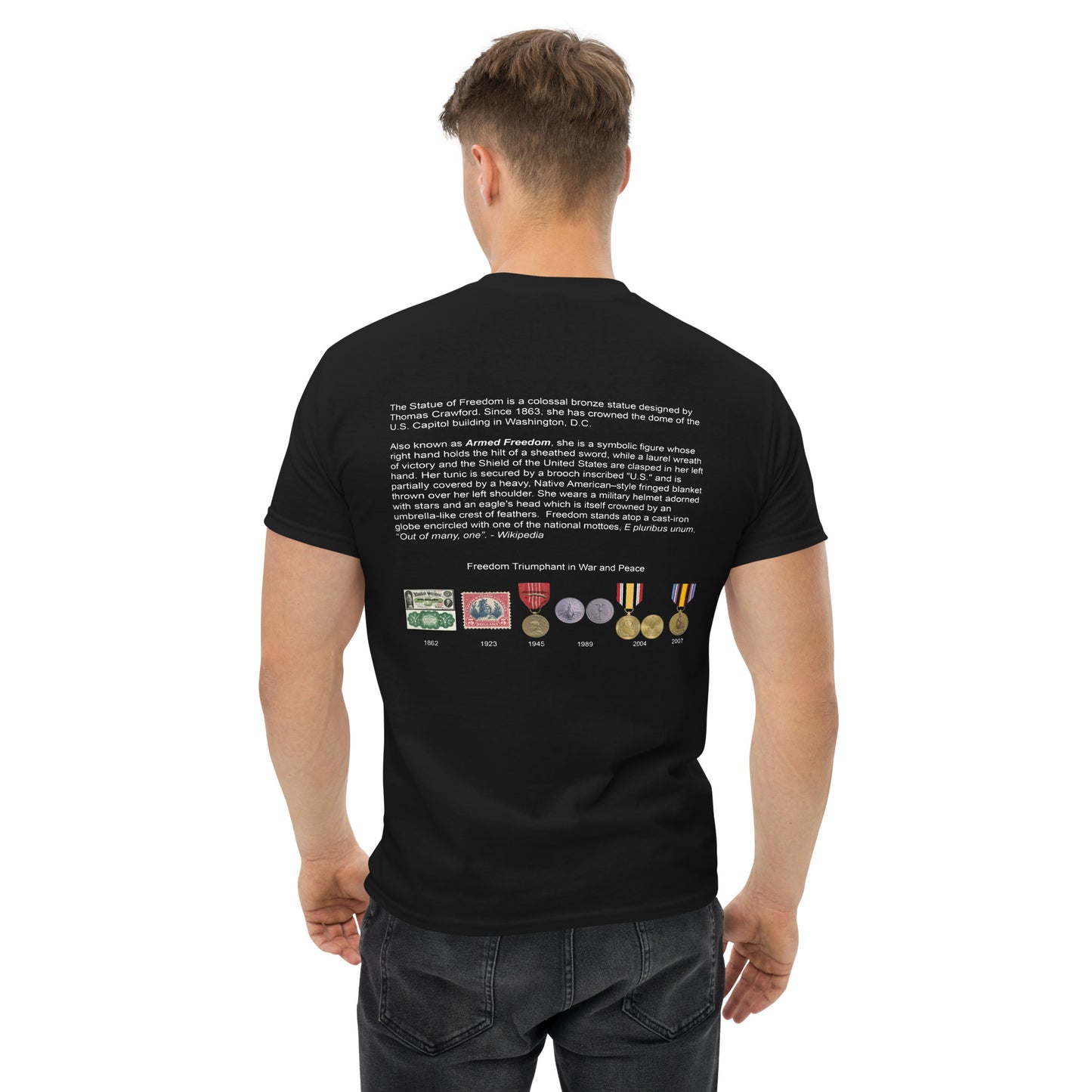 Freedom - Classic Tee - Dark Shirt w/White Text