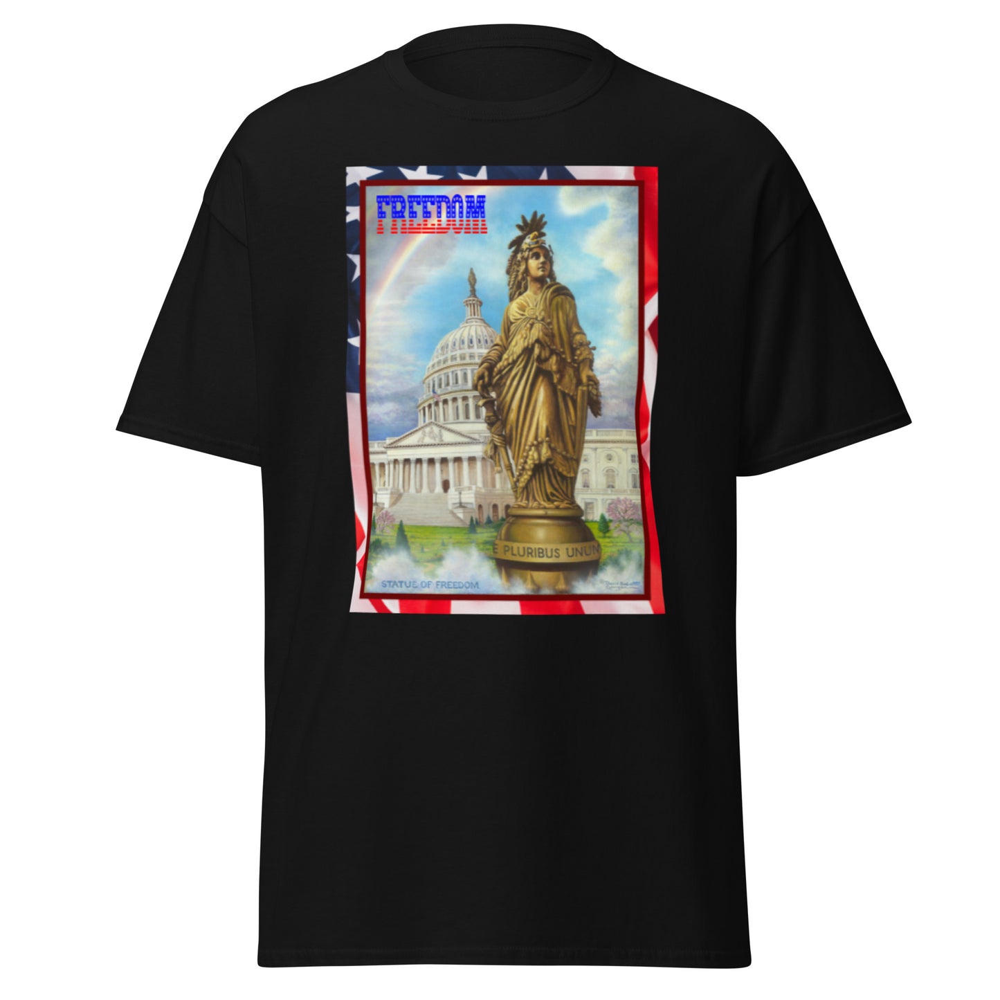 Freedom - Classic Tee - Dark Shirt w/White Text