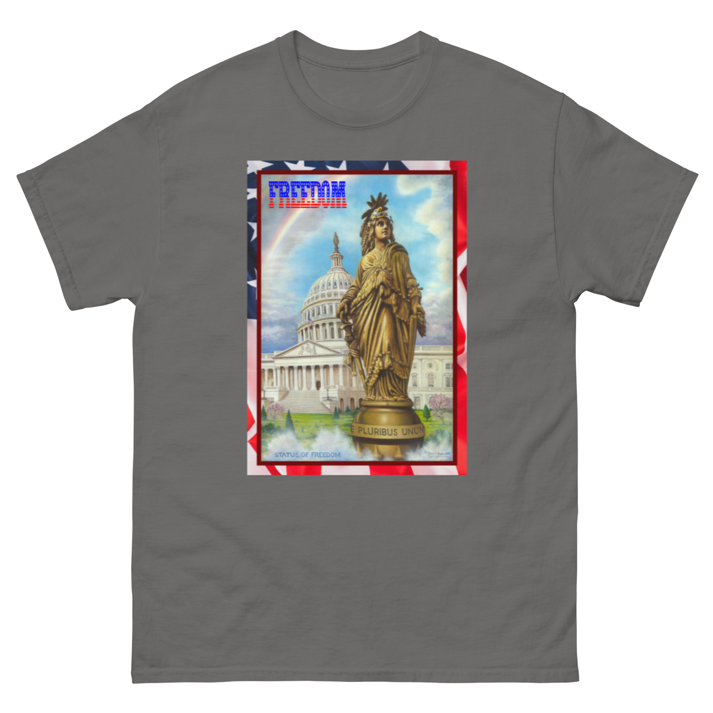 Freedom - Classic Tee - Light Shirt w/Black Text