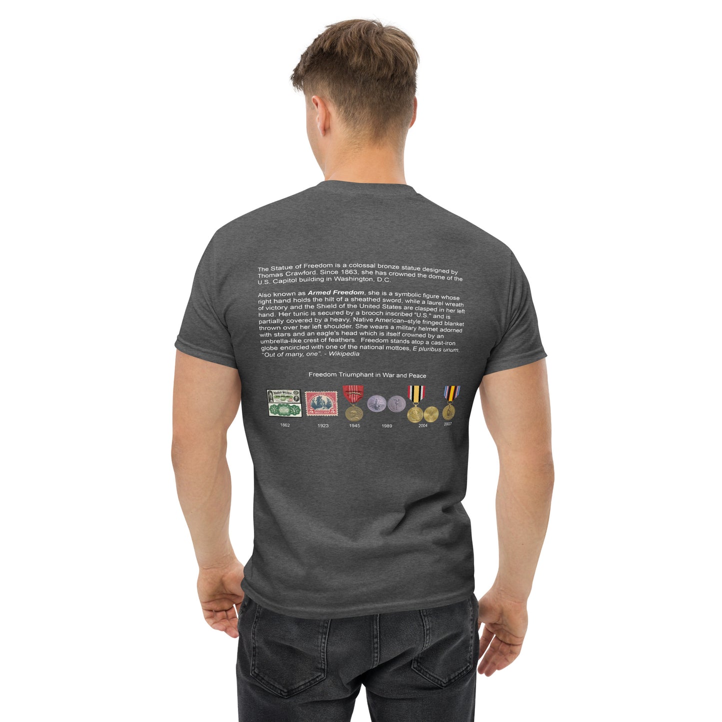 Freedom - Classic Tee - Dark Shirt w/White Text