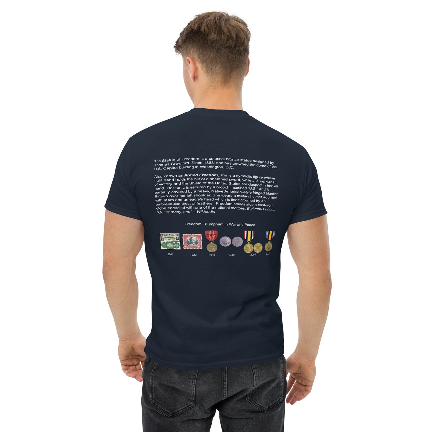 Freedom - Classic Tee - Dark Shirt w/White Text