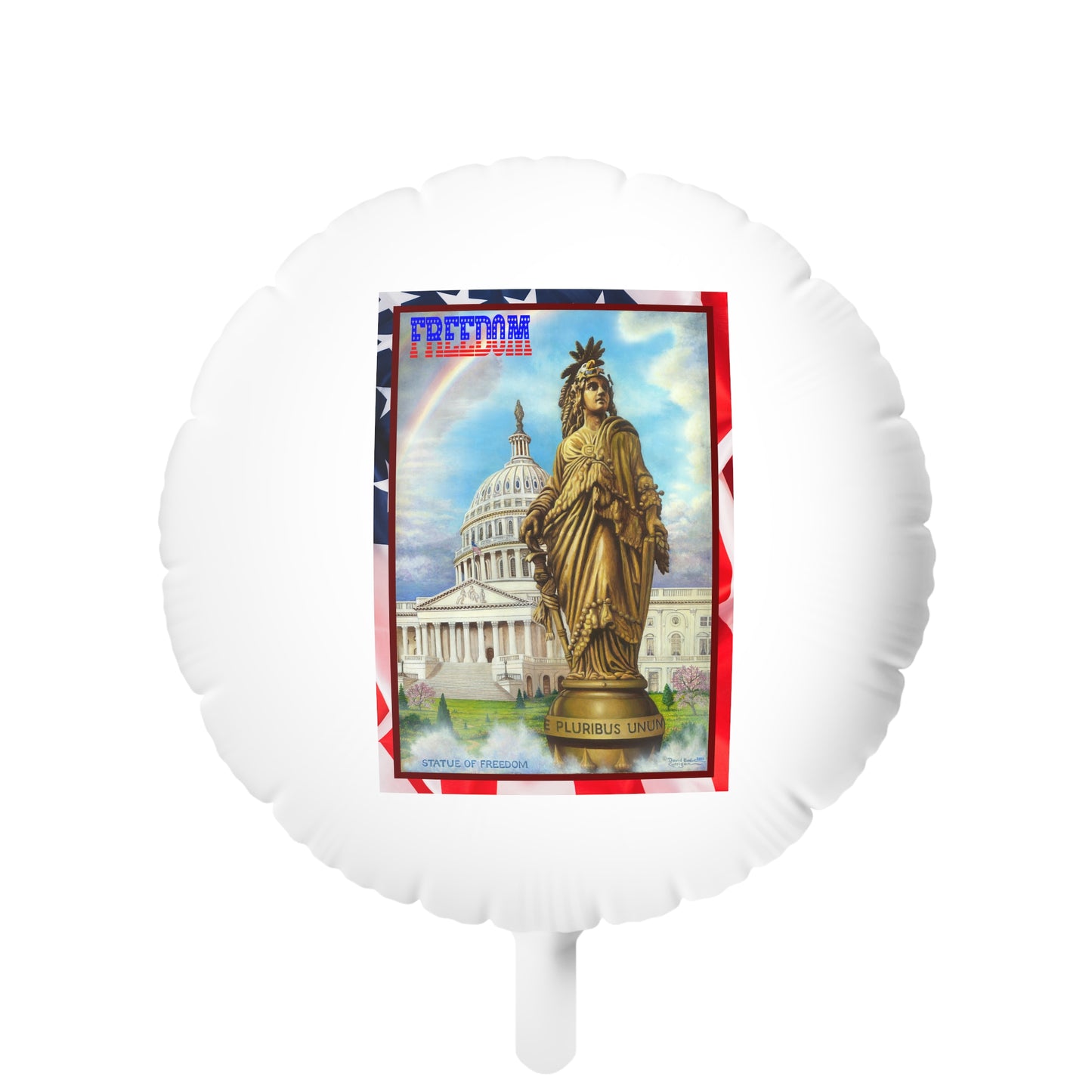 Freedom - Mylar Helium Balloon
