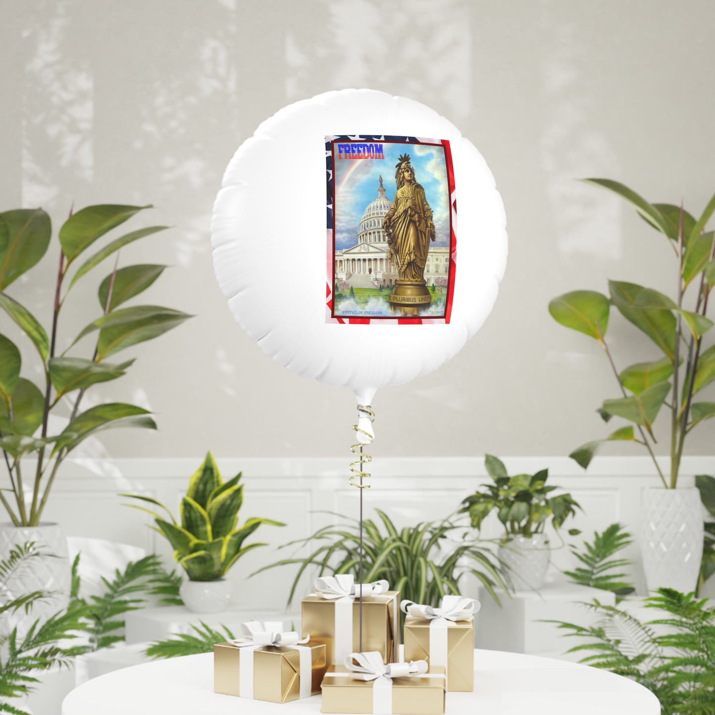 Freedom - Mylar Helium Balloon